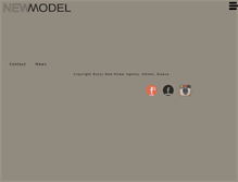Tablet Screenshot of newmodel.gr